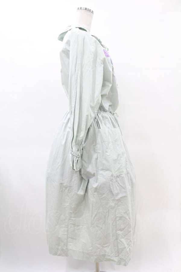 画像3: Jane Marple Dans Le Salon / Jardin Des Fleurs Embroideryドレス  ミント H-25-04-15-019-JM-OP-KB-ZH (3)