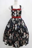 画像1: Royal Princess Alice / キノコねこ ねこ助コラボ ジャンパースカート Free ブラック H-25-04-16-001-LO-OP-NS-ZH (1)