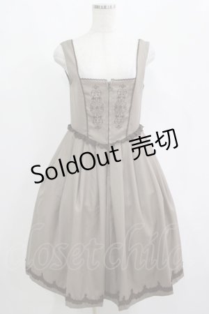 画像: axes femme / アンティーク刺繍入りワンピース M ベージュ H-25-04-16-030-AX-OP-NS-ZH