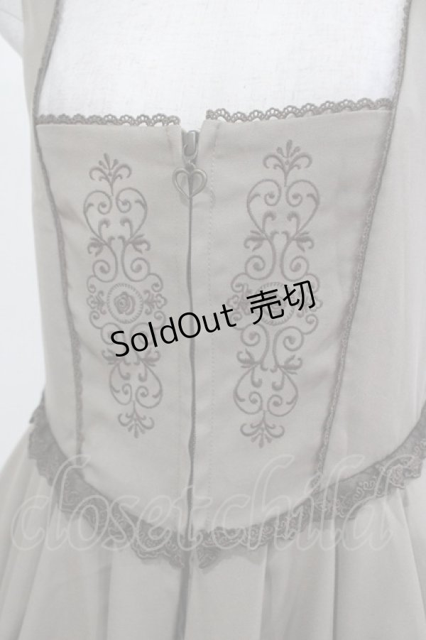 画像4: axes femme / アンティーク刺繍入りワンピース M ベージュ H-25-04-16-030-AX-OP-NS-ZH (4)