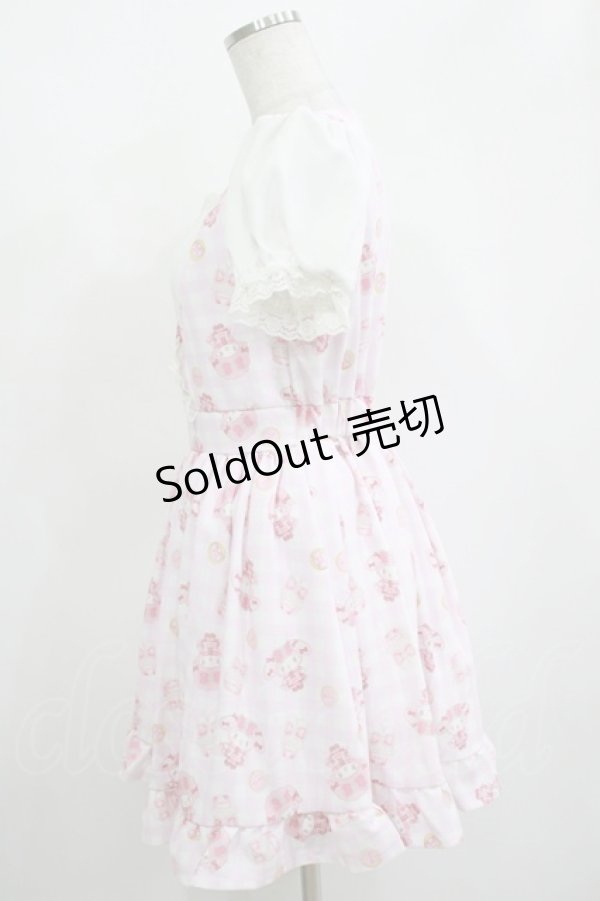 画像2: Princess Melody / マイメロディコラボワンピース Free ピンク H-25-04-16-033-EL-OP-NS-ZH (2)