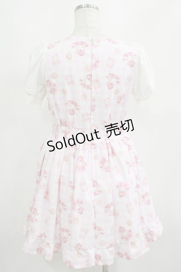 画像3: Princess Melody / マイメロディコラボワンピース Free ピンク H-25-04-16-033-EL-OP-NS-ZH (3)