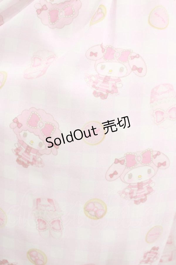 画像4: Princess Melody / マイメロディコラボワンピース Free ピンク H-25-04-16-033-EL-OP-NS-ZH (4)