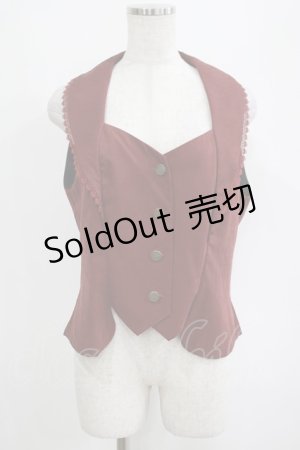 画像: Forest Wardrobe（海外ロリータブランド） / 薄霧森林ベスト L レトロレッド H-25-04-16-035-GO-TO-NS-ZH