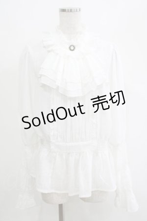 画像: Forest Wardrobe（海外ロリータブランド） / 薄霧森林ブラウス XL オフ H-25-04-16-053-GO-BL-NS-ZH