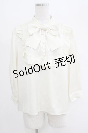 画像: Forest Wardrobe（海外ロリータブランド） / 永遠のエコー 七分袖ブラウス XXL アイボリー H-25-04-16-054-GO-BL-NS-ZH