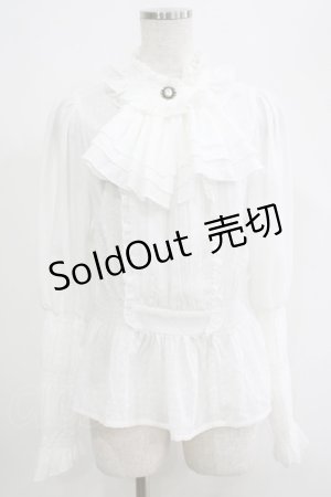 画像: Forest Wardrobe（海外ロリータブランド） / 薄霧森林ブラウス M オフ H-25-04-16-055-GO-BL-NS-ZH