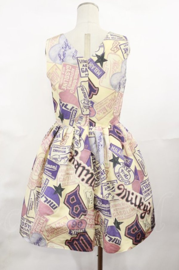 画像2: MILK / Patch girl dress - アイボリー H-25-04-16-1005-ML-OP-ET-ZH (2)