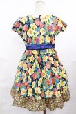 画像2: Shirley Temple / LIBERTY FABRICワンピース 160 ブラック H-25-04-16-1010-ET-OP-KB-ZH (2)