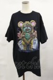 画像1: LAND by MILKBOY / ZOMBIE BEAR TEE  黒 H-25-04-16-1018-MB-TO-KB-ZH (1)