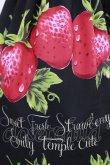 画像4: Emily Temple cute / フレッシュストロベリーリボンキャミワンピース  黒 H-25-04-16-1001-ET-OP-ET-ZH (4)