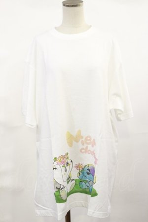 画像: NieR Clothing / プリントCOTTON CUTSEW XL 白 H-25-04-16-1021-PU-TO-KB-ZH