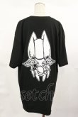 画像2: NieR Clothing / プリントCOTTON CUTSEW  黒 H-25-04-16-1022-PU-TO-KB-ZH (2)