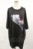 画像1: NieR Clothing / プリントTシャツ F 黒 H-25-04-16-1023-PU-TO-KB-ZH (1)