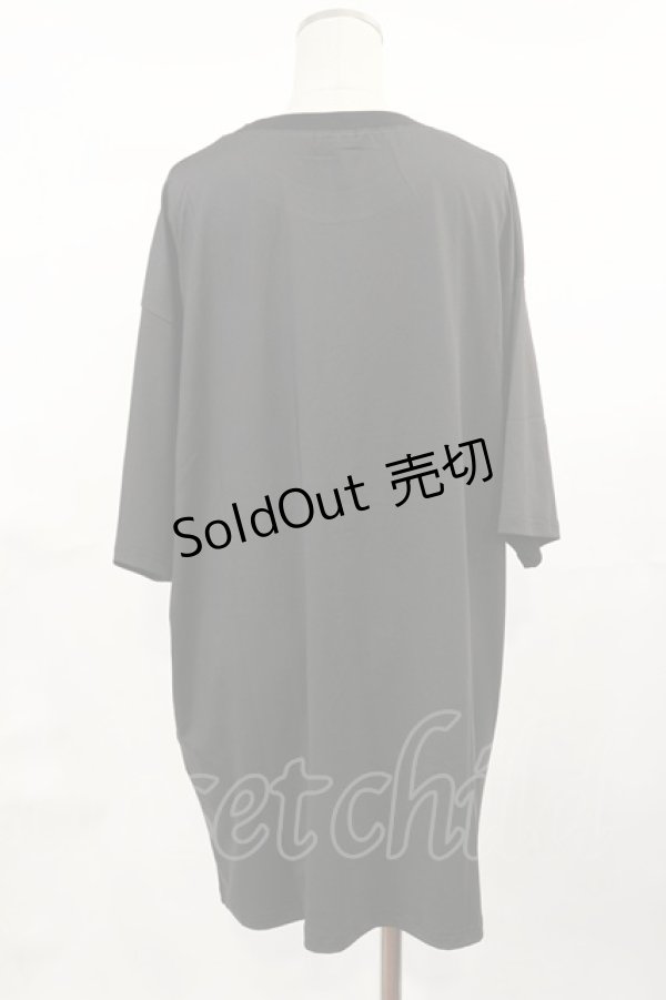 画像2: NieR Clothing / プリントTシャツ F 黒 H-25-04-16-1023-PU-TO-KB-ZH (2)
