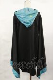 画像2: NieR Clothing / 着物風袖ZIPパーカー  黒 H-25-04-16-1030-PU-TO-KB-ZH (2)