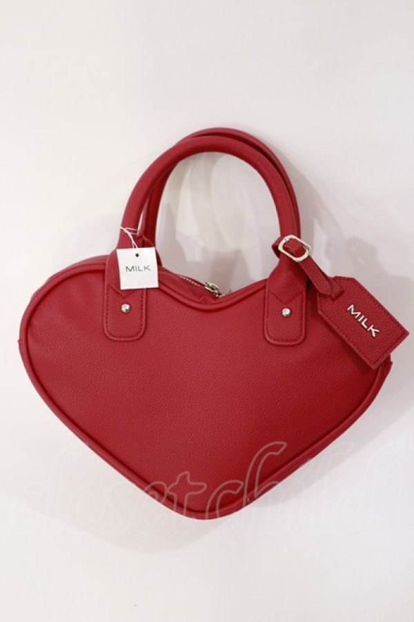 画像1: MILK / ハンドBag  レッド H-25-04-16-1034-ML-BG-KB-ZH (1)