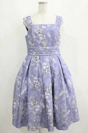 画像: Forest Wardrobe（海外ロリータブランド） / 森林のかご2.0 花柄ワンピース L 小バラ（紫） H-25-04-16-009-GO-OP-NS-ZH