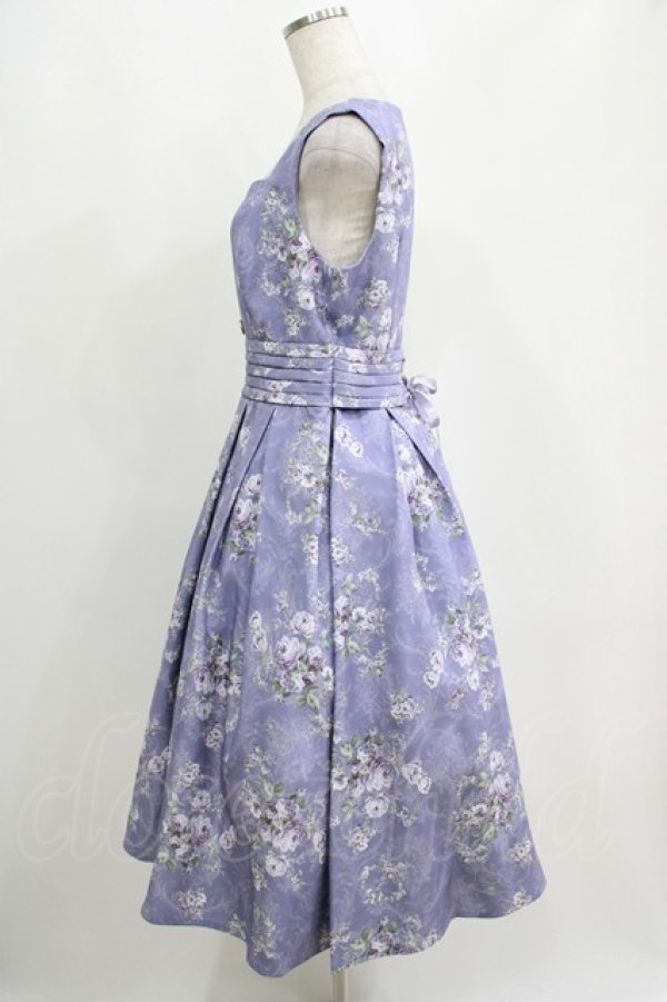 画像2: Forest Wardrobe（海外ロリータブランド） / 森林のかご2.0 花柄ワンピース L 小バラ（紫） H-25-04-16-009-GO-OP-NS-ZH (2)