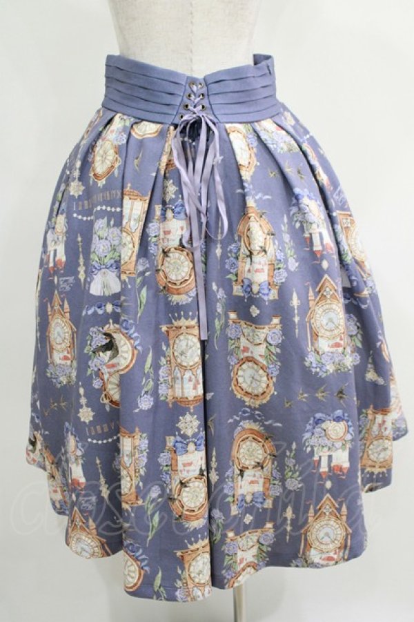 画像3: Forest Wardrobe（海外ロリータブランド） / 永遠のエコー スカート+カチューシャ XXL グレーパープル H-25-04-16-014-GO-SK-NS-ZH (3)