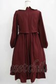 画像3: m petit by misako / サンリオキャラクターズコラボ マイメロディワッペン付きワンピース M ボルドー H-25-04-16-019-LO-OP-NS-ZH (3)