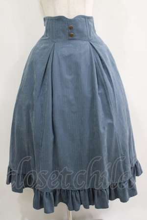 画像: Forest Wardrobe（海外ロリータブランド） / 薄霧森林コルセットスカート L フォッグブルー H-25-04-16-021-GO-SK-NS-ZH