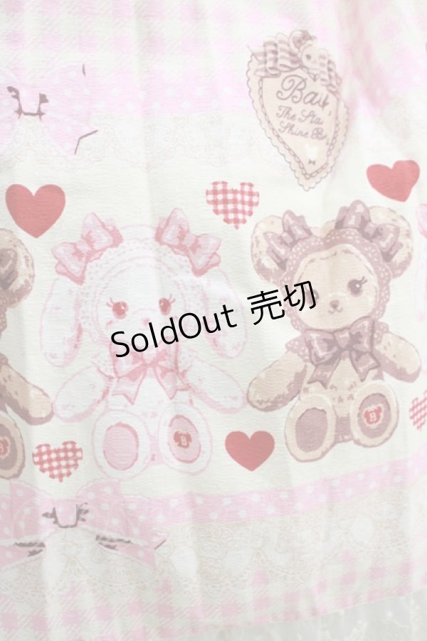 画像4: BABY,THE STARS SHINE BRIGHT / くみゃちゃんのSweet Heart Check柄ジャンパースカートI Free ピンク H-25-04-16-002-BA-OP-NS-ZH (4)