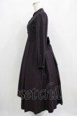 画像2: Maison de FLEUR Petite Robe canone / ニナのお茶会ワンピース S Bordeaux H-25-04-16-024-EL-OP-NS-ZH (2)