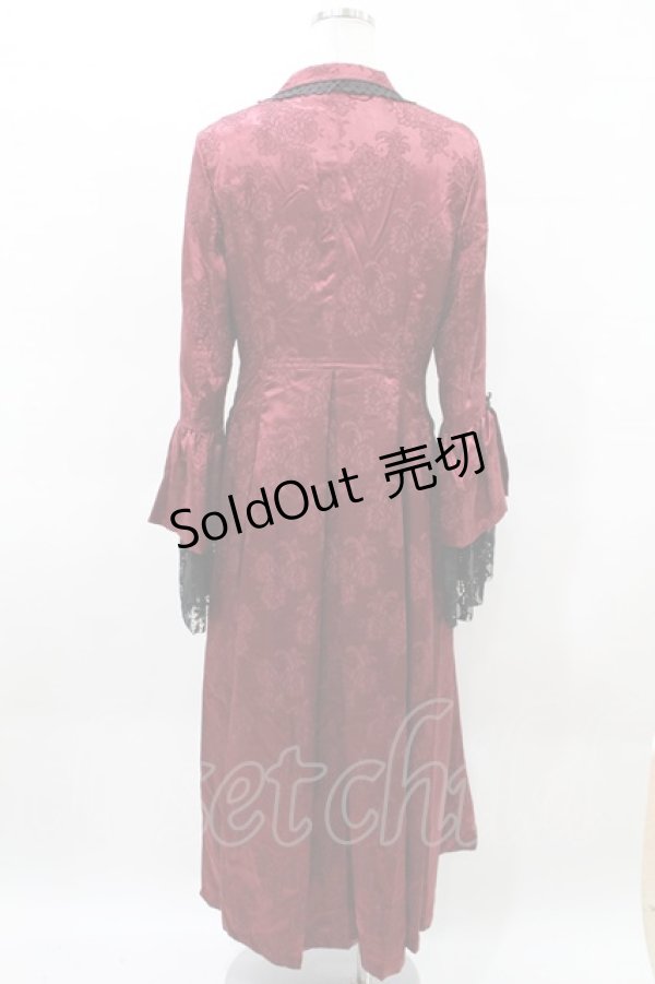 画像2: PUNK RAVE / Gorgeous Gothic Coat  ボルドー H-25-04-17-004-PU-CO-KB-ZT (2)