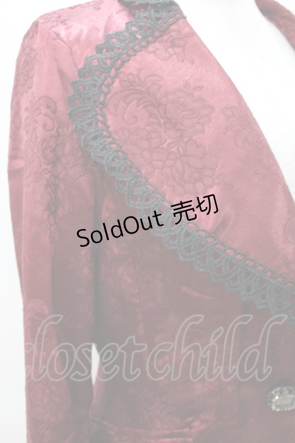 画像3: PUNK RAVE / Gorgeous Gothic Coat  ボルドー H-25-04-17-004-PU-CO-KB-ZT (3)