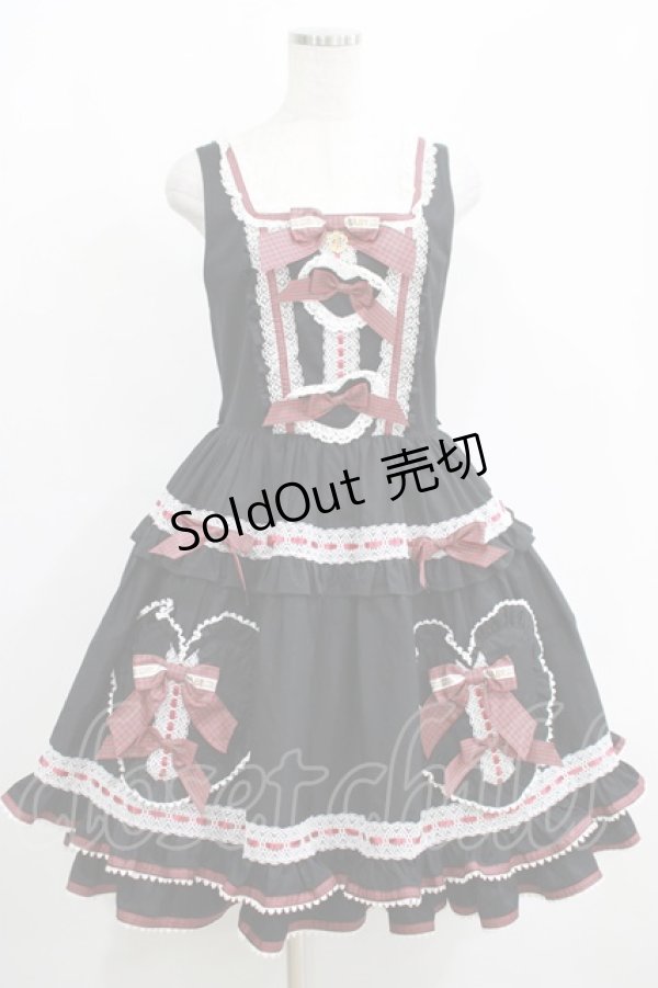 画像1: BABY,THE STARS SHINE BRIGHT / Royal academyジャンパースカート Free ブラック H-25-04-17-1003-BA-OP-NS-ZH (1)