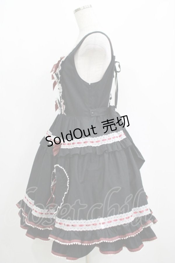 画像2: BABY,THE STARS SHINE BRIGHT / Royal academyジャンパースカート Free ブラック H-25-04-17-1003-BA-OP-NS-ZH (2)