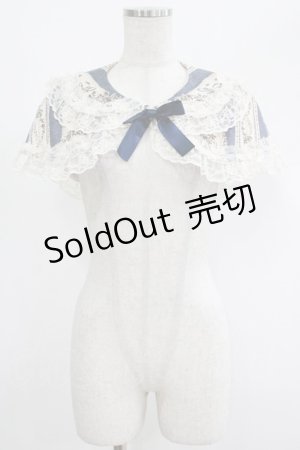 画像: metamorphose / アンティークブーケケープ Free クラシックブル‐ H-25-04-17-1034-ME-JA-NS-ZH