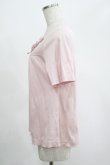 画像2: PINK HOUSE / ドットチュールフラワートップス Free ピンク H-25-04-17-1049-LO-TO-NS-ZH (2)