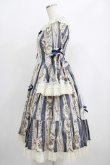画像2: metamorphose / アンティークブーケ姫袖ワンピース サイズ1 クラシックブルー H-25-04-17-1001-ME-OP-NS-ZH (2)