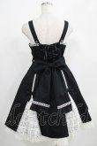 画像3: Angelic Pretty / レースアップ裾フリルジャンパースカート Free ブラック H-25-04-17-1005-AP-OP-NS-ZH (3)