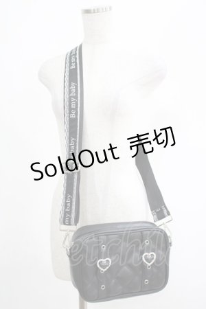 画像: Ank Rouge / ノベルティショルダーバッグ  ブラック H-25-04-17-1059-CA-BG-NS-ZH