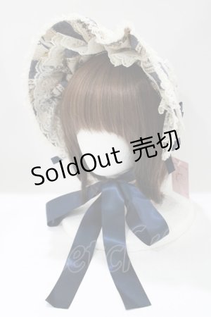 画像: metamorphose / アンティークブーケボンネット  クラシックブルー H-25-04-17-1079-ME-AC-NS-ZH