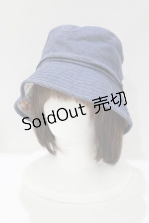 画像: PINK HOUSE / デニムバケットハット  ブルー H-25-04-17-1080-LO-AC-NS-ZH