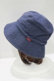 画像2: PINK HOUSE / デニムバケットハット  ブルー H-25-04-17-1080-LO-AC-NS-ZH (2)