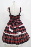 画像3: Angelic Pretty / タータンチェック肩リボンジャンパースカート Free ネイビー H-25-04-17-1007-AP-OP-NS-ZH (3)