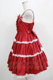画像2: Angelic Pretty / 肩リボンジャンパースカート Free ワイン H-25-04-17-1008-AP-OP-NS-ZH (2)