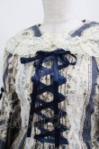 画像4: metamorphose / アンティークブーケ姫袖ワンピース サイズ1 クラシックブルー H-25-04-17-1001-ME-OP-NS-ZH (4)