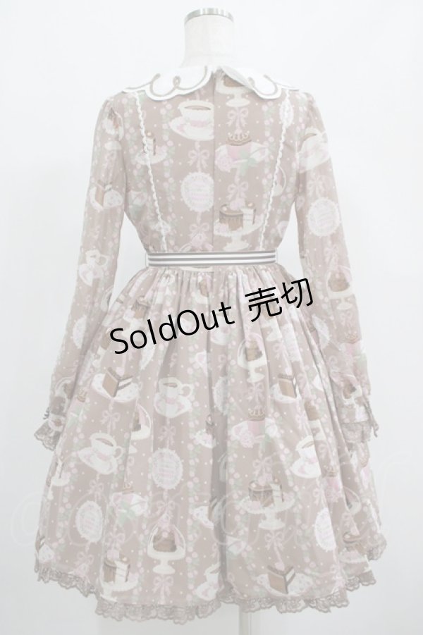 画像3: Angelic Pretty / Chocolate Teatimeワンピース Free ブラウン H-25-04-17-1002-AP-OP-NS-ZH (3)