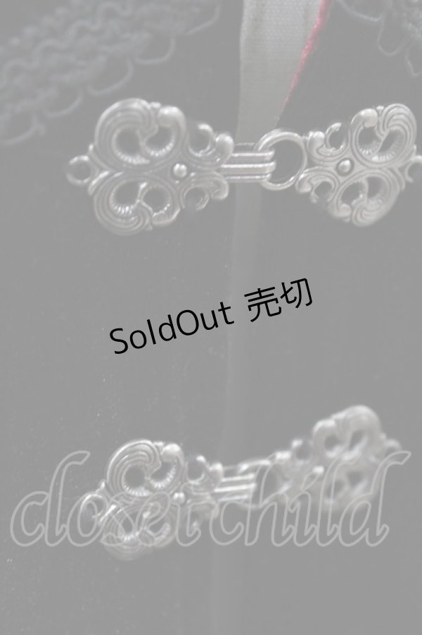 画像4: DARK IN LOVE / ベルベットロングローブマント S ブラック H-25-04-17-001-PU-JA-KB-ZT244 (4)