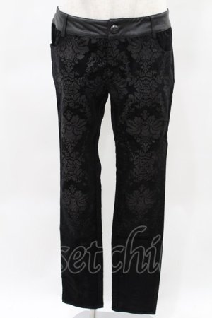 画像: PUNK RAVE / Rock Gothic Printed Pattern Black Pants L ブラック H-25-04-17-022-PU-PA-KB-ZH