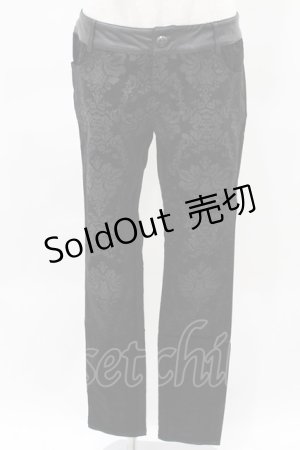 画像: PUNK RAVE / Rock Gothic Printed Pattern Black Pants L ブラック H-25-04-17-022-PU-PA-KB-ZH