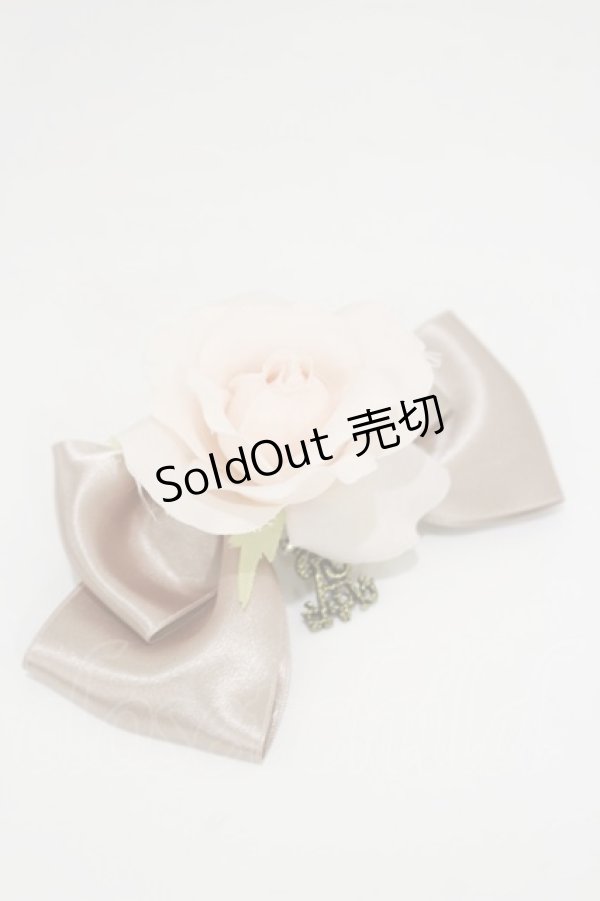 画像1: ALICE and the PIRATES / Mystical emotionコサージュブローチ  ピンクベージュ H-25-04-18-1010-PA-AC-NS-ZH (1)