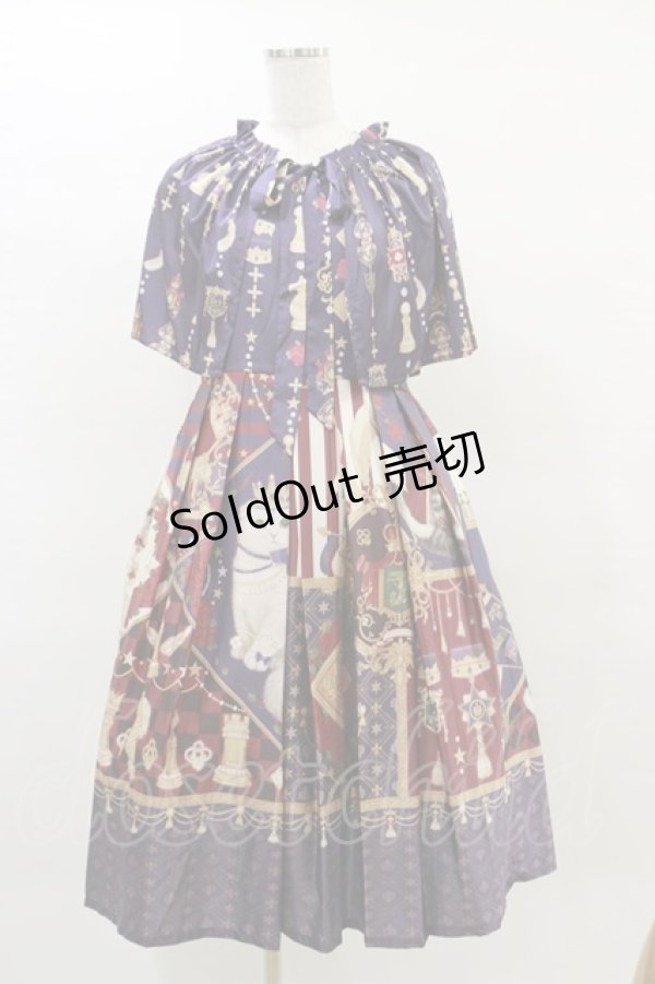 画像1: Capreolus pygargus（海外ロリータブランド） / 勇者の旅2 ケープ付きワンピース L パープル H-25-04-18-1074-LO-OP-NS-ZH (1)