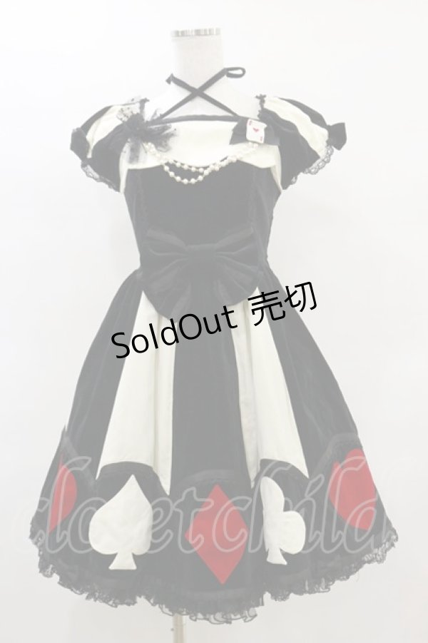 画像1: Angelic Pretty / マリオネットgirlワンピース Free ブラック H-25-04-18-1076-AP-OP-NS-ZH (1)